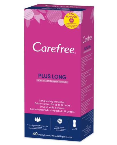 zdjęcie produktu Carefree Plus Long delikatny zapach wkładki higieniczne 40 sztuk