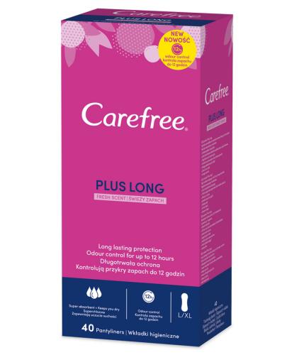podgląd produktu Carefree Plus Long świeży zapach wkładki higieniczne 40 sztuk