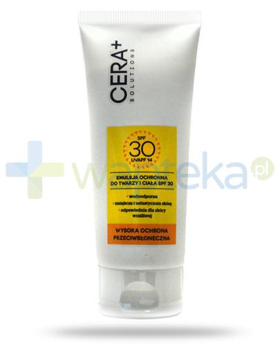 podgląd produktu Cera+ Solutions emulsja do twarzy i ciała SPF30 200 ml 