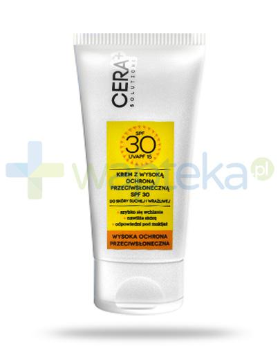 podgląd produktu Cera+ Solutions krem SPF30 do skóry suchej i wrażliwej 50 ml