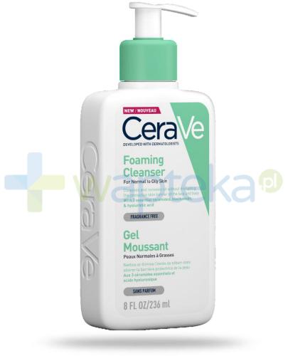 podgląd produktu CeraVe oczyszczający żel do mycia skóry normalnej i tłustej 236 ml