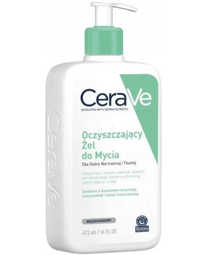 zdjęcie produktu CeraVe oczyszczający żel do mycia skóry normalnej i tłustej 473 ml
