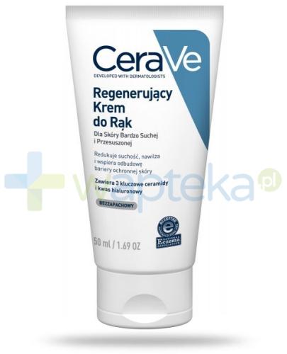 podgląd produktu CeraVe regenerujący Krem do rąk dla skóry bardzo suchej i przesuszonej 50 ml