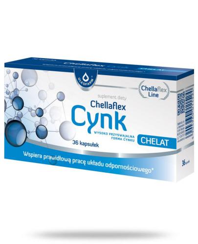 zdjęcie produktu Chellaflex Cynk 36 kapsułek