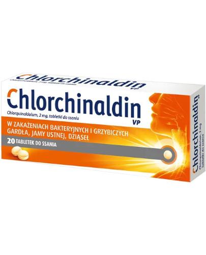 zdjęcie produktu Chlorchinaldin VP 2mg 20 tabletek do ssania