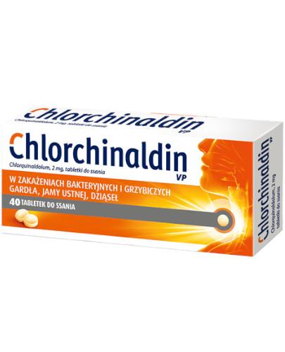zdjęcie produktu Chlorchinaldin VP 2mg 40 tabletek do ssania