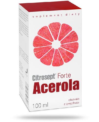 podgląd produktu Citrosept Forte Acerola ekstrakt z grejpfruta, krople 100 ml