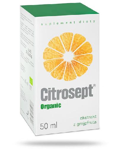 podgląd produktu Citrosept Organic ekstrakt z grejpfruta, krople 50 ml