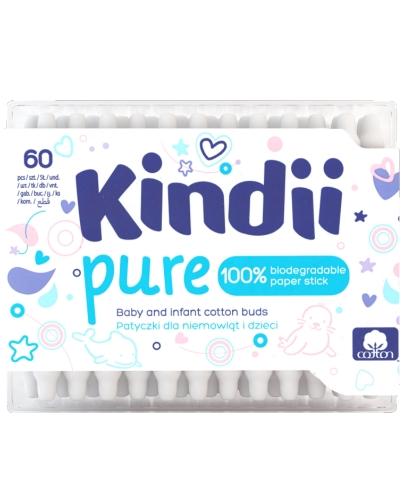 zdjęcie produktu Cleanic Kindii Pure patyczki higieniczne dla dzieci 60 sztuk