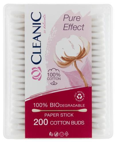 podgląd produktu Cleanic Pure Effect patyczki kosmetyczne 200 sztuk