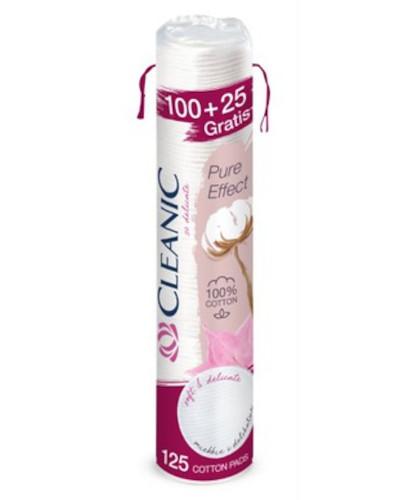 podgląd produktu Cleanic Pure Effect płatki kosmetyczne 125 sztuk