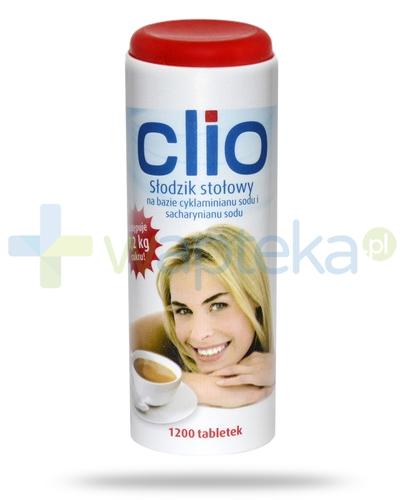 podgląd produktu Clio słodzik stołowy 1200 tabletek