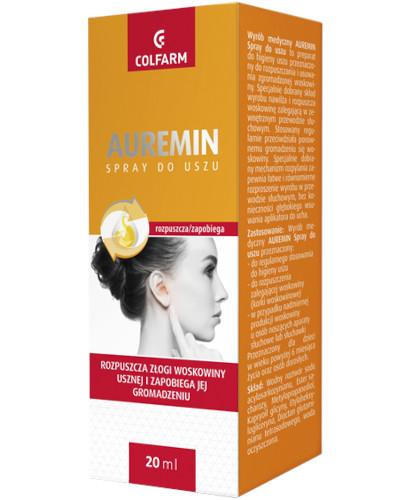 podgląd produktu Colfarm Auremin spray do uszu 20 ml