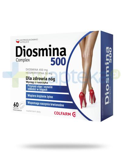 podgląd produktu Colfarm Diosmina 500 Complex 60 tabletek