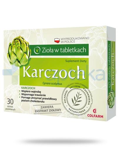 zdjęcie produktu Colfarm Karczoch zioła w tabletkach 30 sztuk