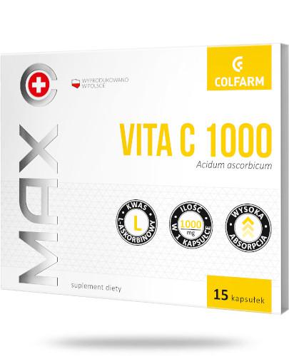 podgląd produktu Colfarm Max Vita C 1000 15 kapsułek