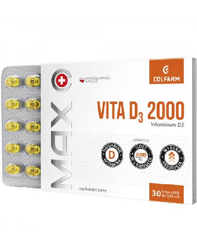 podgląd produktu Colfarm Max Vita D3 2000 30 kapsułek miękkich