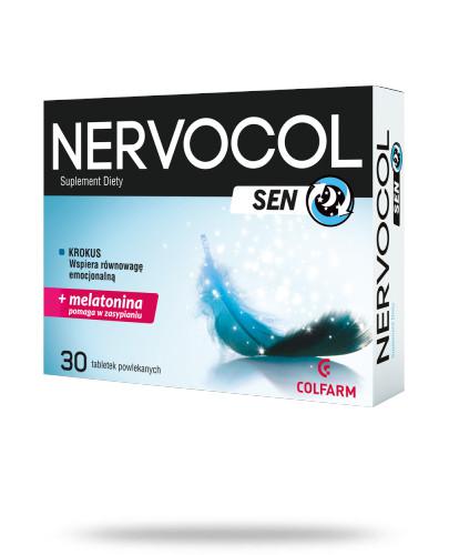 podgląd produktu Colfarm Nervocol Sen 30 tabletek
