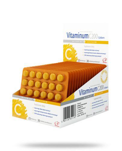 zdjęcie produktu Colfarm Vitaminum C 200 blister 30 tabletek