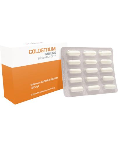 zdjęcie produktu Colostrum Immune liofilizowane colostrum bovinum 60% IgG 60 tabletek