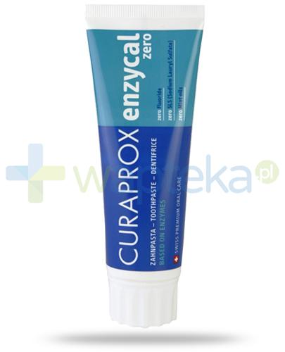 podgląd produktu Curaprox Enzycal Zero pasta do zębów bez fluoru 75 ml