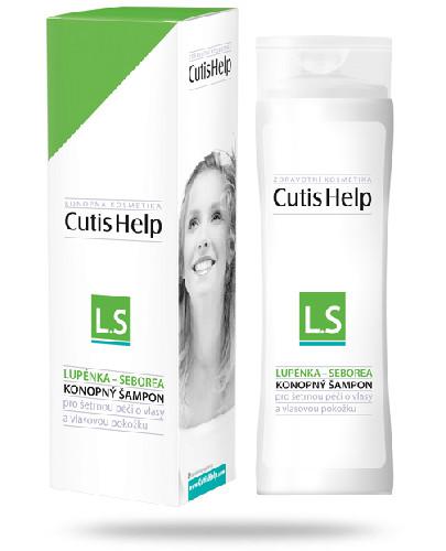 podgląd produktu Cutishelp L.S szampon konopny przeciw łuszczycy 200 ml