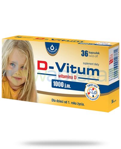 D Vitum 1000 Witamina D Dla Dzieci 1 36 Kapsułek