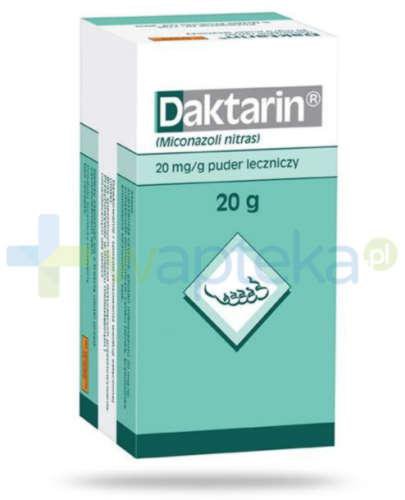 podgląd produktu Daktarin 20 mg/g puder leczniczy 20 g