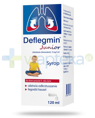 podgląd produktu Deflegmin Junior 15mg/5ml, syrop 120 ml