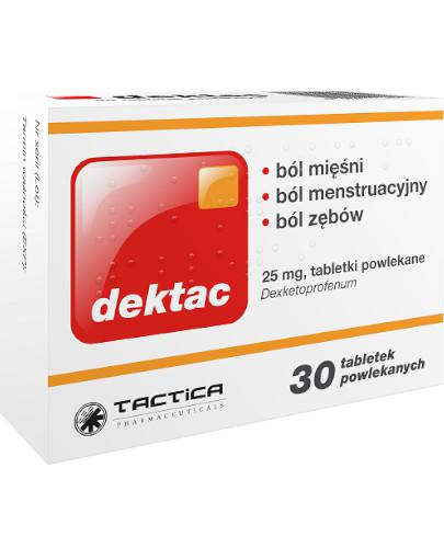 podgląd produktu Dektac 25 mg 30 tabletek powlekanych