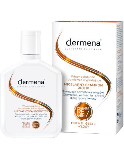 podgląd produktu Dermena micelarny szampon detox włosy osłabione, nadmierne wypadające 200 ml