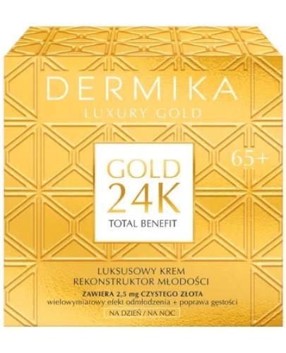 podgląd produktu Dermika Gold 24k rekonstruktor młodości 65+ na dzień i na noc 50 ml