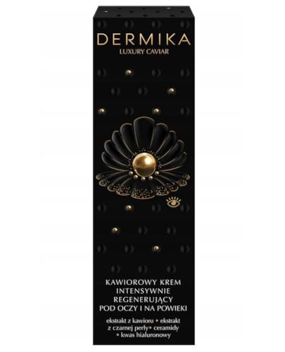 zdjęcie produktu Dermika Luxury Caviar Kawiorowy krem intensywnie regenerujący pod oczy i na powieki 15 ml
