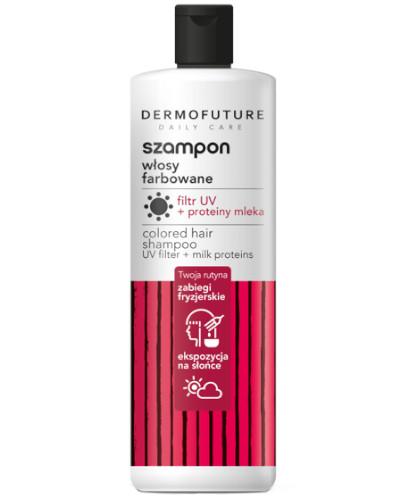 podgląd produktu DermoFuture Daily Care szampon do włosów farbowanych Filtr UV & Proteiny Mleka 380 ml