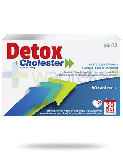 podgląd produktu Detox + Cholester 60 tabletek 