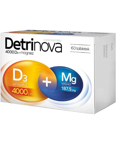 podgląd produktu Detrinova 4000 D3 + magnez 60 tabletek