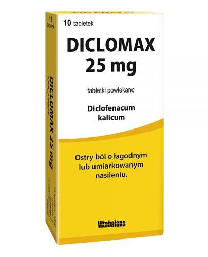 podgląd produktu Diclomax 25 mg 20 tabletek