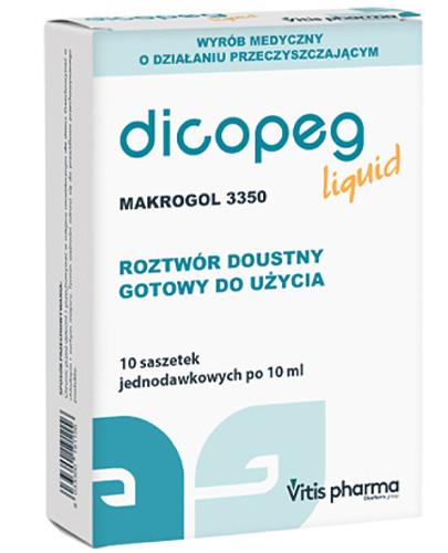 podgląd produktu Dicopeg Liquid płyn 10 ml x 10 saszetek