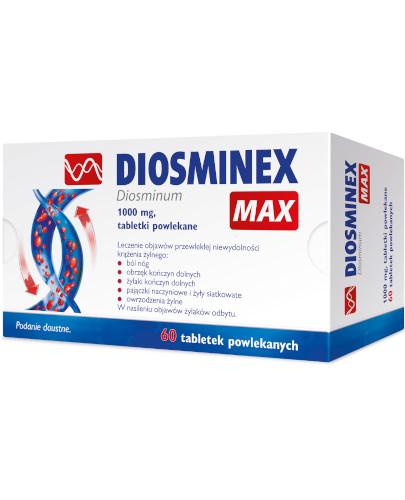 zdjęcie produktu Diosminex Max 1000mg 60 tabletek
