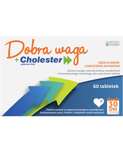 podgląd produktu Dobra Waga + Cholester 60 tabletek