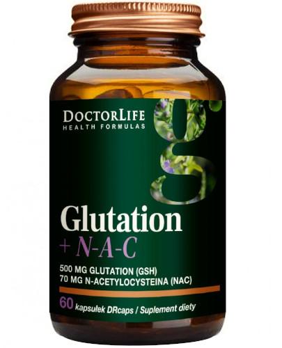 podgląd produktu Doctor Life Glutation + NAC 60 kapsułek
