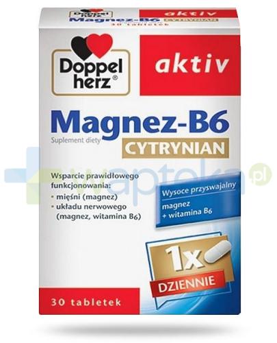 zdjęcie produktu Doppelherz aktiv Magnez-B6 cytrynian 30 tabletek