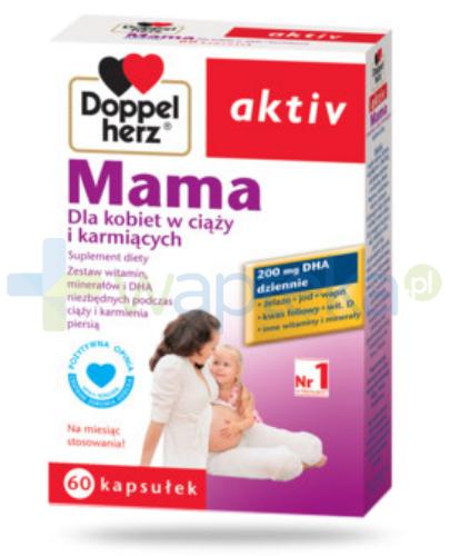 podgląd produktu DoppelHerz Aktiv MAMA Dla kobiet w ciąży i karmiących 60 kapsułek