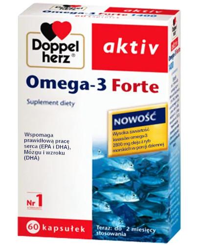 zdjęcie produktu DoppelHerz Aktiv Omega-3 Forte 60 kapsułek