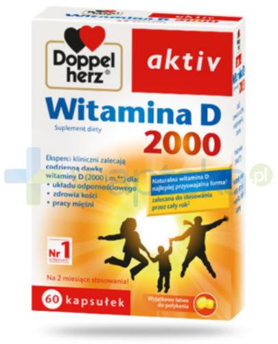 podgląd produktu Doppelherz Aktiv Witamina D3 2000 60 kapsułek