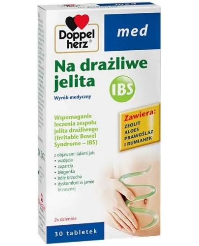 podgląd produktu DoppelHerz Med na drażliwe jelita 30 tabletek