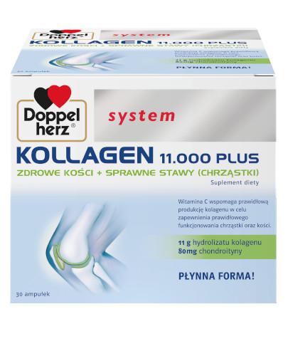 zdjęcie produktu Doppelherz System Kollagen 11.000 Plus 30 ampułek po 25 ml, kolagen
