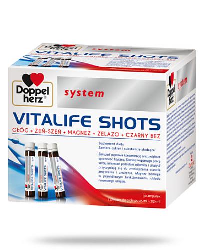 podgląd produktu Doppelherz system Vitalife Shots 30 ampułek po 25 ml