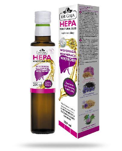 podgląd produktu Dr Gaja Hepa Mikstura Olei niefilotrowane oleje tłoczone na zimno 250 ml