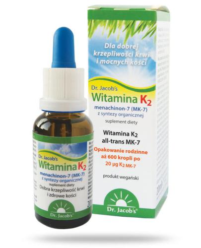 podgląd produktu Dr Jacobs Witamina K2 MK-7 20 ml